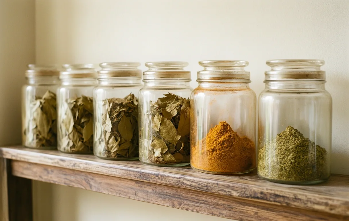 Traditional apothecary raw ingredients